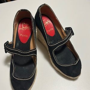 Christian louboutin Mallorca Mary Jane Platform Wedge